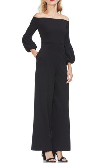 vince camuto off the shoulder jumpsuit