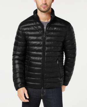 calvin klein men's packable down quilted jacket