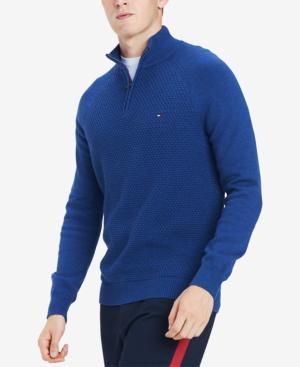 macy's quarter zip mens sweater