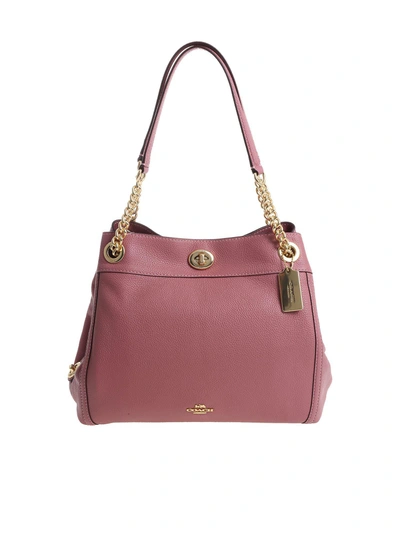 Shop Coach Edie Shoulder Bag In Pink