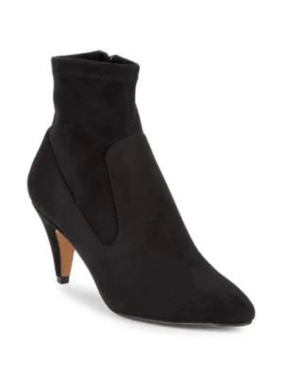 Shop Dolce Vita Pamella Sock Ankle Booties In Grey Stone