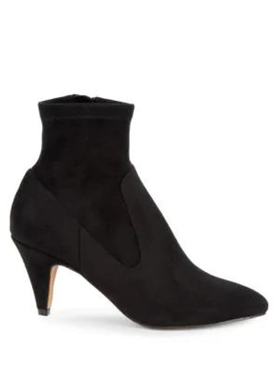 Shop Dolce Vita Pamella Sock Ankle Booties In Grey Stone