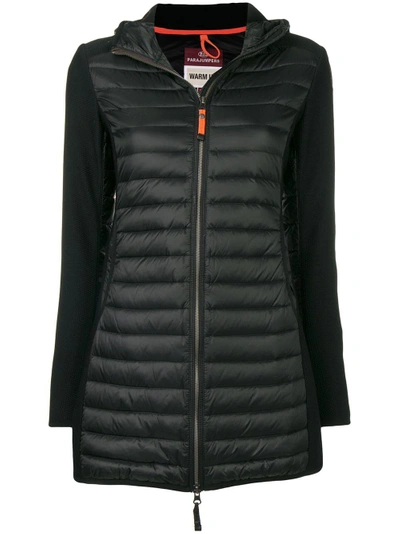Shop Parajumpers Puffer Fleece Jacket - Black