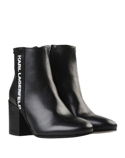 Shop Karl Lagerfeld Ankle Boot In Black