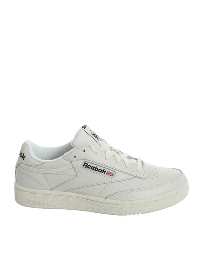 Shop Reebok Classic Club C85 Sneakers In Bianco