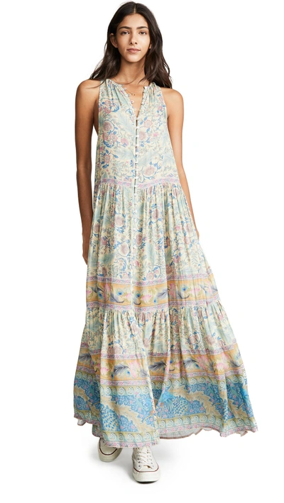 Shop Spell And The Gypsy Collective Oasis Maxi Dress In Opal