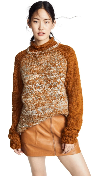 Shop Oneonone Indifferent Sweater In Terracotta
