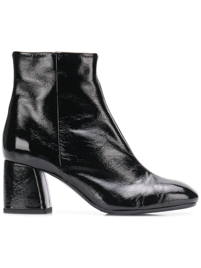 Shop Fabio Rusconi Varnish Ankle Boots - Black