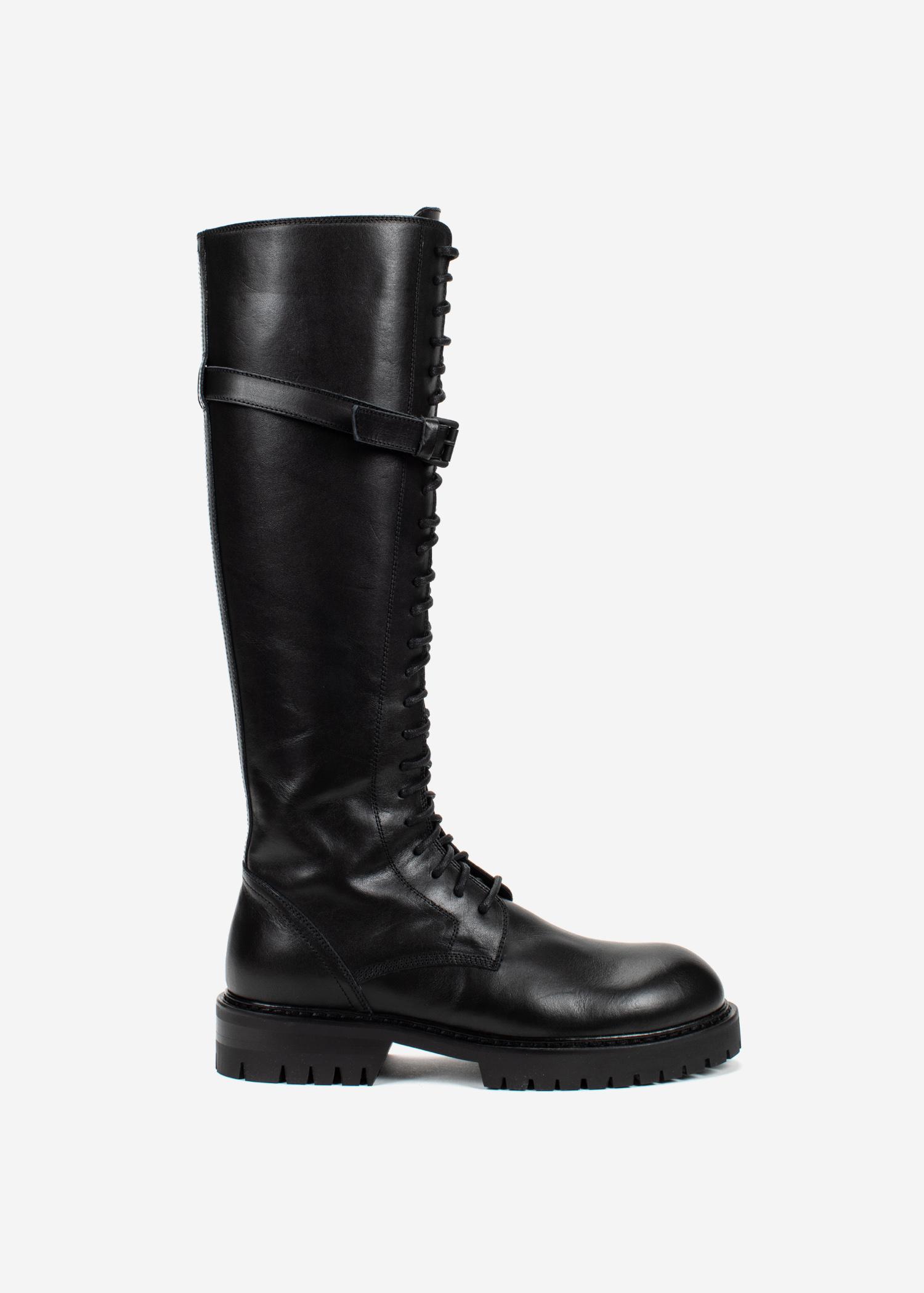 ann demeulemeester combat boots