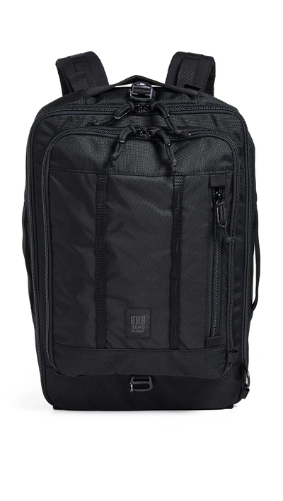 Shop Topo Designs Travel Bag 30l In Ballistic Black