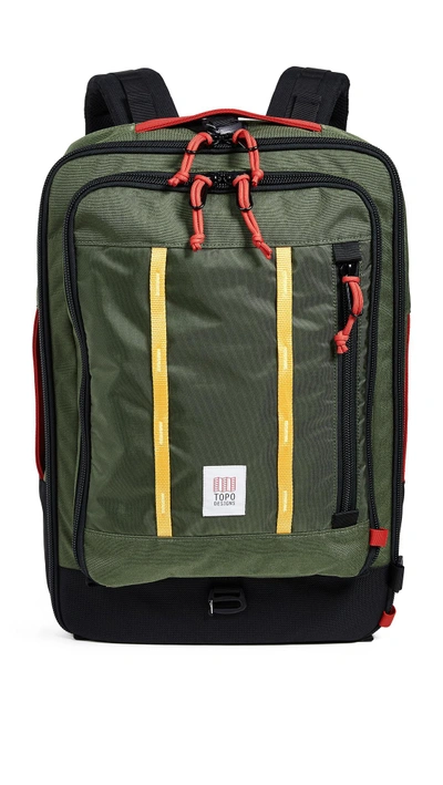 Shop Topo Designs Travel Bag 30l In Olive