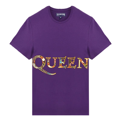 Shop Vilebrequin Men Ready To Wear - Men Cotton T-shirt Queen Tour - Tee Shirt - Tao In Blue