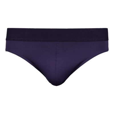 Shop Vilebrequin Men Swimwear - Men Swim Brief Elastic Belt Solid - Swimwear - Neo In Blue
