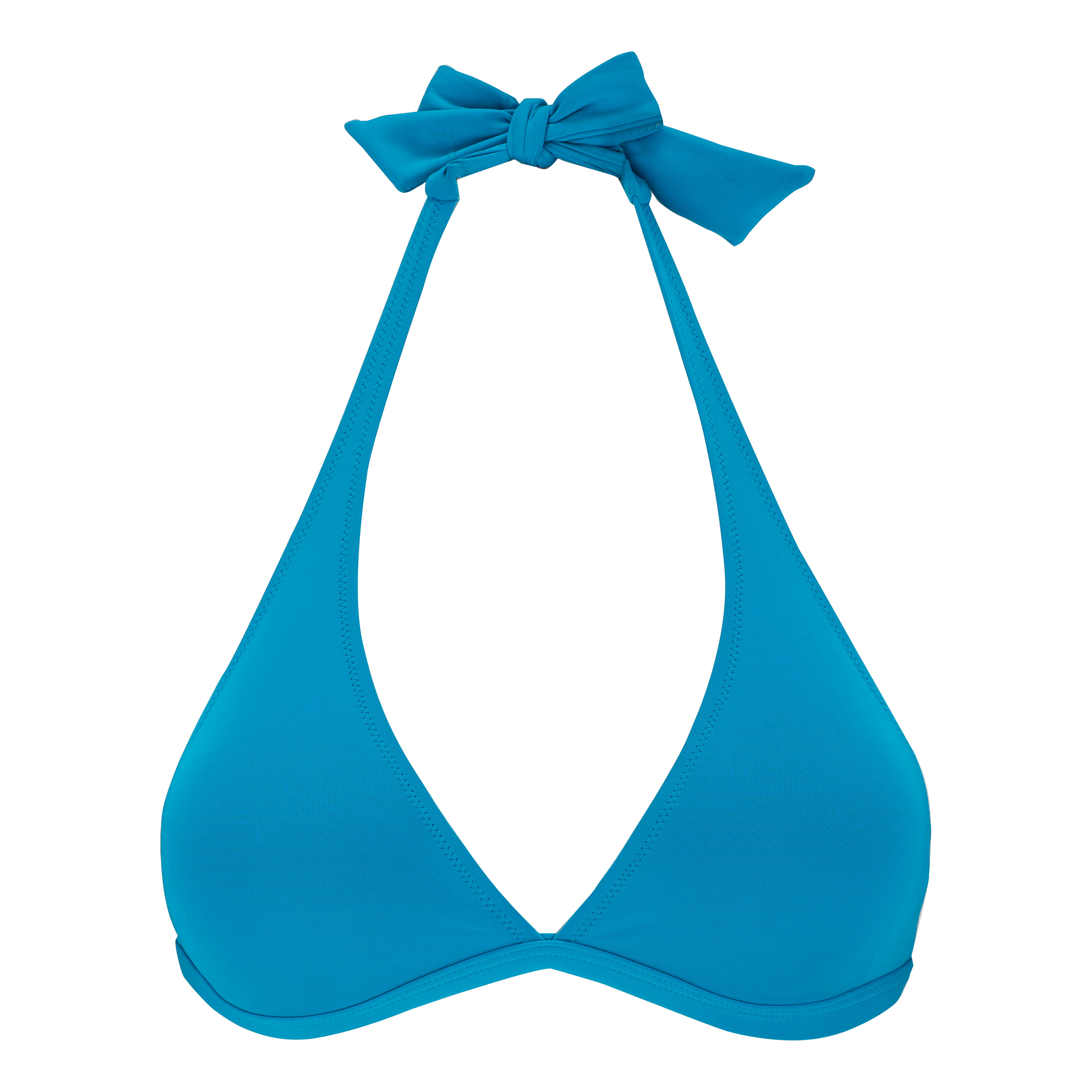 blue halter swimsuit