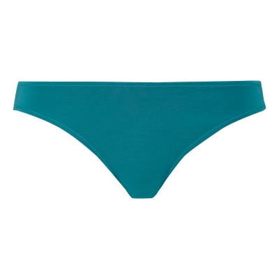 Shop Vilebrequin Women Swimwear - Women Midi Brief Bikini Bottom Solid - Swimwear - Frise In Green