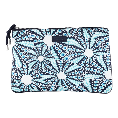 Shop Vilebrequin Beach Pouch Oursinade In Blue