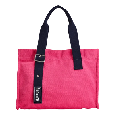 Shop Vilebrequin Accessories - Small Cotton Beach Bag Solid - Beach Bag - Bagmu In Red