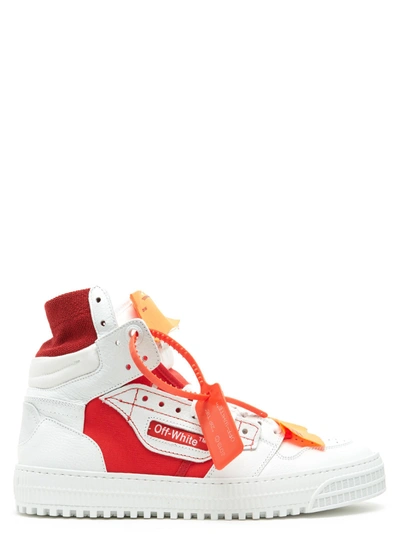 Shop Off-white 'off Court Tumbled' Shoes In Red