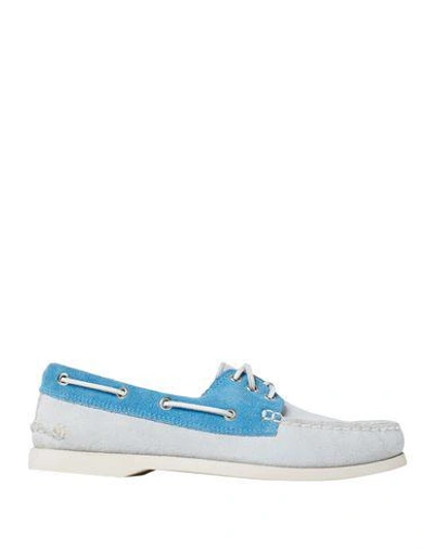 Shop Quoddy Loafers In Azure