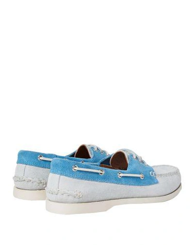Shop Quoddy Loafers In Azure