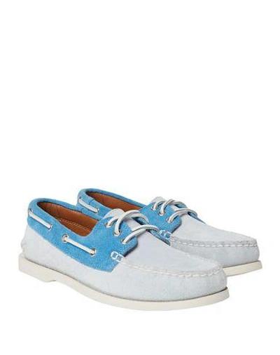 Shop Quoddy Loafers In Azure