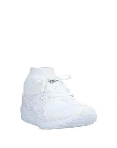 Shop Asics Man Sneakers White Size 12 Textile Fibers, Rubber
