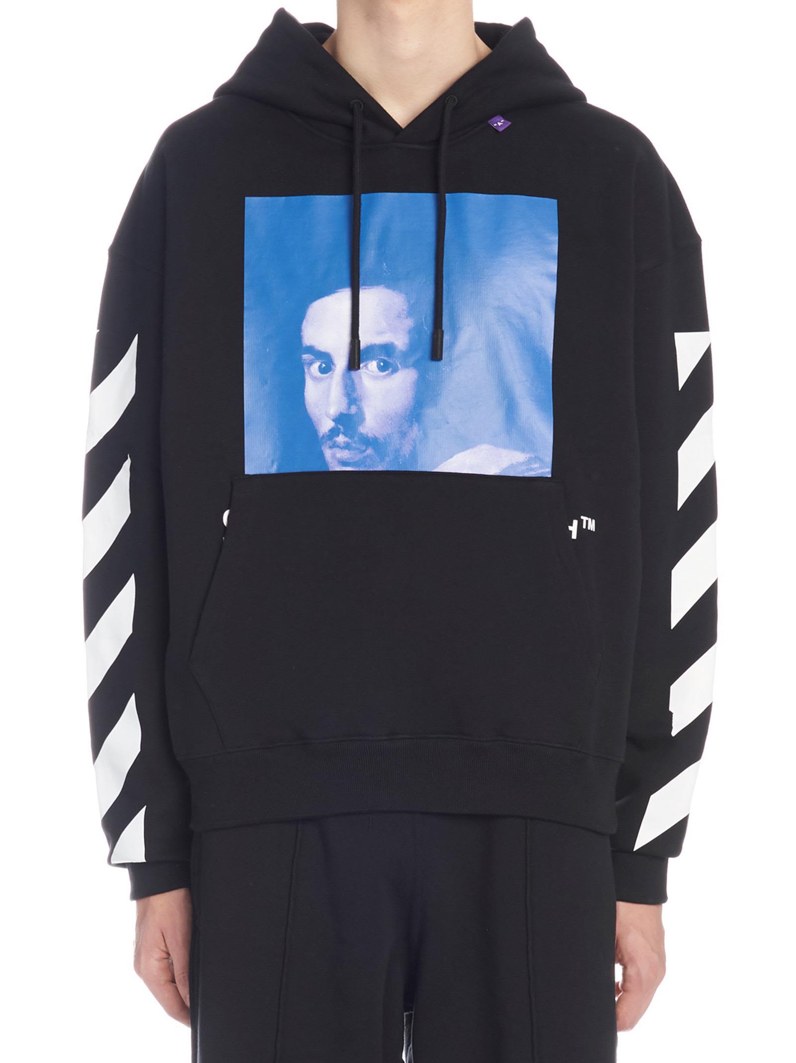 off white bernini hoodie black