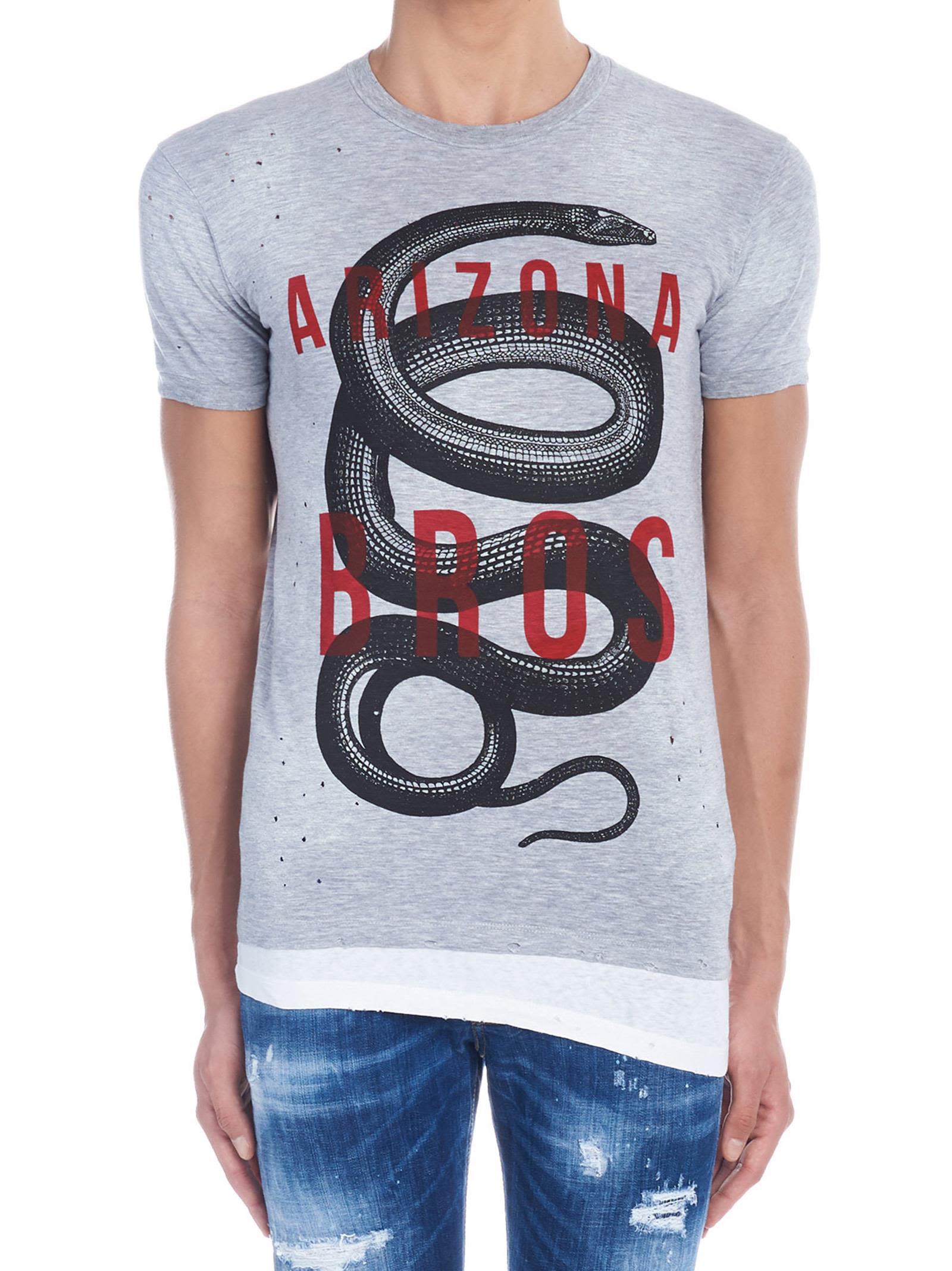 dsquared2 arizona snake t shirt