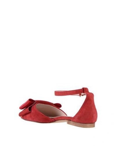 Shop Estelle Ballet Flats In Red