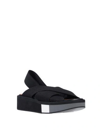 Shop Clergerie Woman Sandals Black Size 6 Rubber