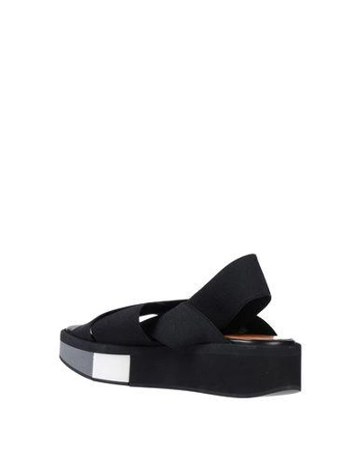 Shop Clergerie Woman Sandals Black Size 7 Rubber