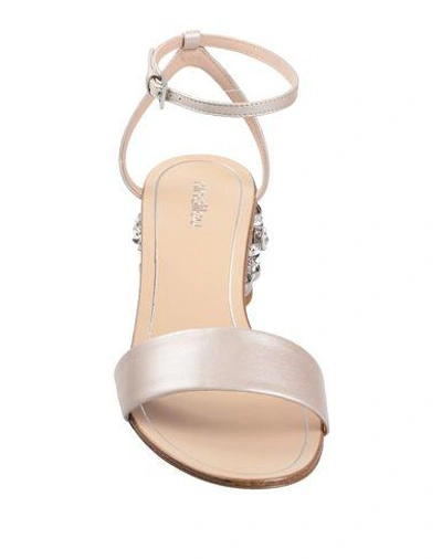 Shop Ninalilou Sandals In Light Grey