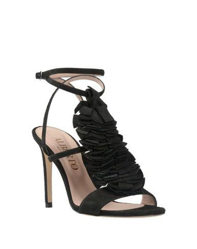 Shop Alberto Gozzi Sandals In Black