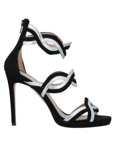 Shop Anna F. Sandals In Black