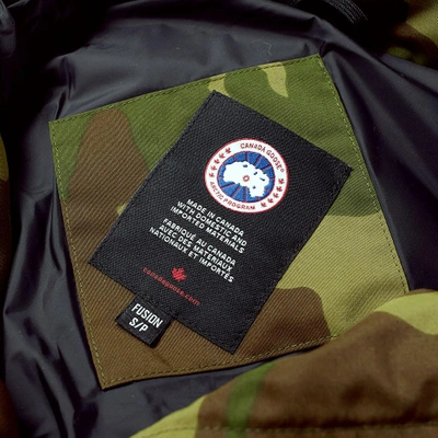 Shop Canada Goose Wyndham Fusion Fit Parka In Green