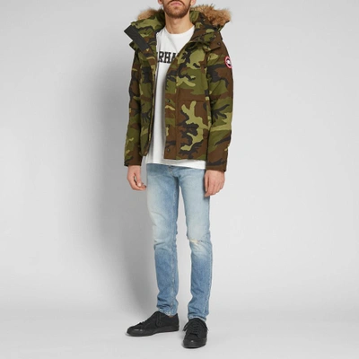 Shop Canada Goose Wyndham Fusion Fit Parka In Green