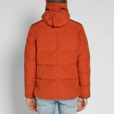 Shop Canada Goose Macmillan Fusion Fit Parka In Red