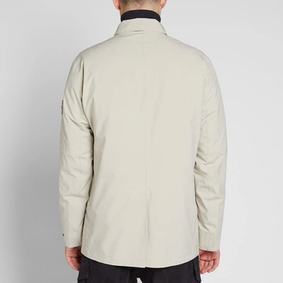 Shop Stone Island Ghost Tank Shield Asymmetric Mac In Neutrals