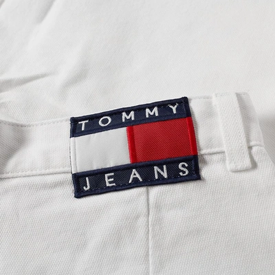 Shop Tommy Jeans 6.0 Women's Canvas Carpenter Chino W22 In White