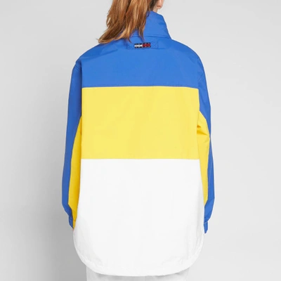 Shop Tommy Jeans 6.0 Women's Colour Block Popover Jacket W6 In Yellow