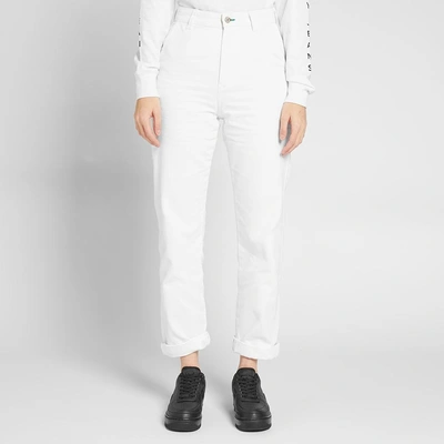 Shop Tommy Jeans 6.0 Women's Canvas Carpenter Chino W22 In White