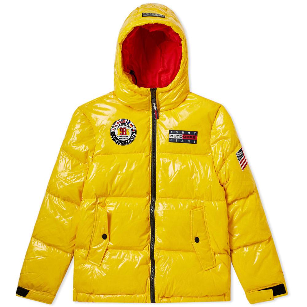 tommy jeans jacket yellow