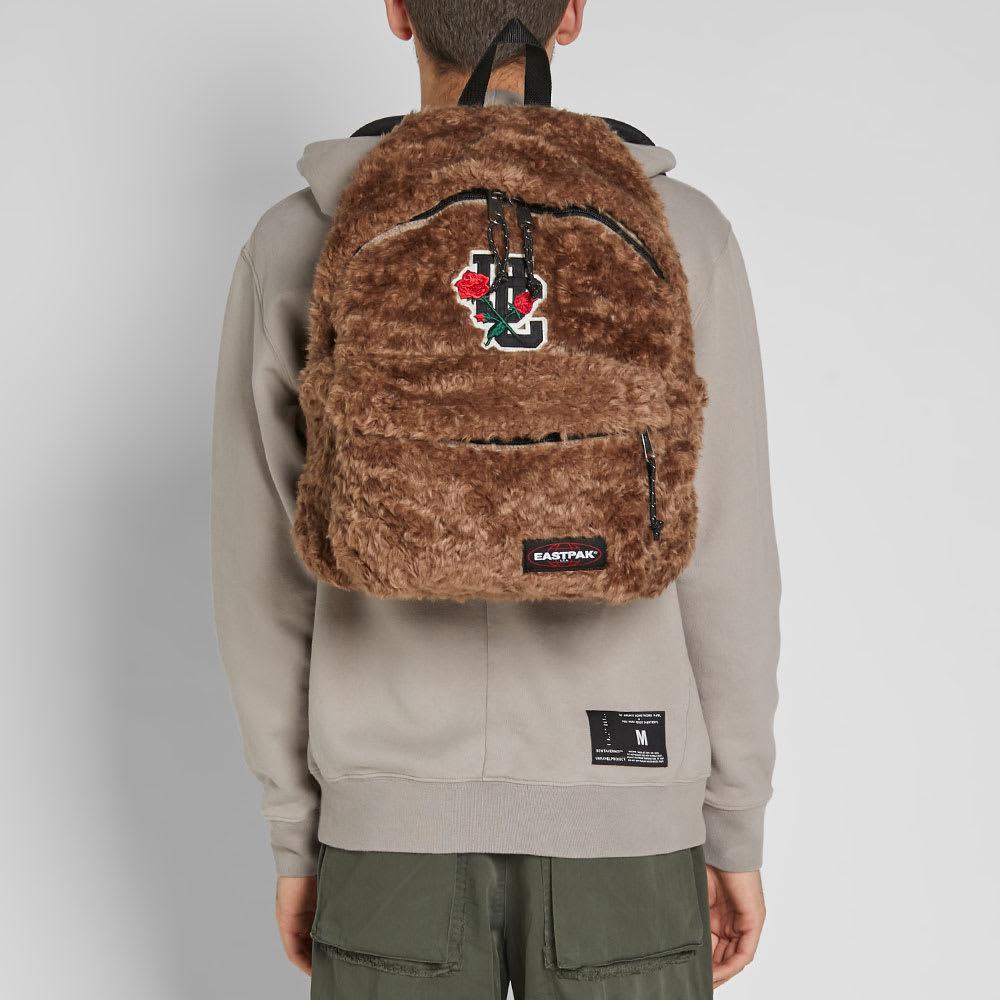 eastpak fur backpack