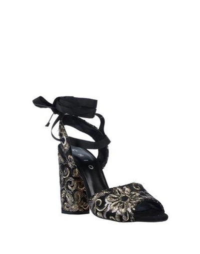 Shop Chio Sandals In Black