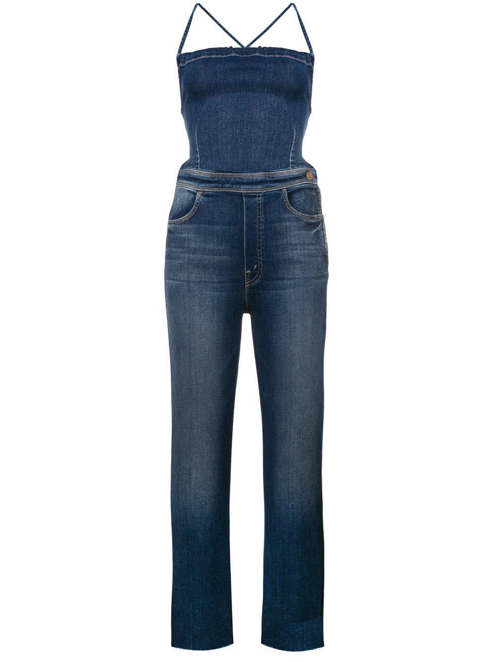 mother tie back jumpsuit