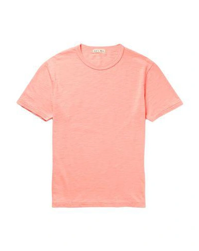 Shop Alex Mill T-shirt In Salmon Pink