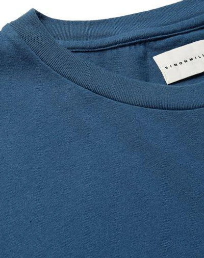 Shop Simon Miller T-shirts In Pastel Blue