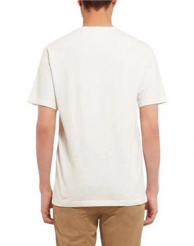 Shop Faherty T-shirt In White