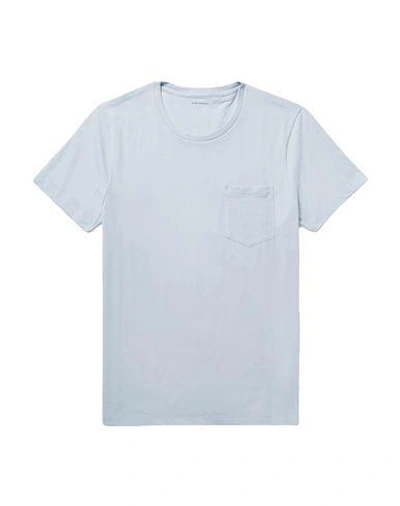 Shop Club Monaco T-shirt In Sky Blue
