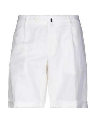 Shop Incotex Shorts In White